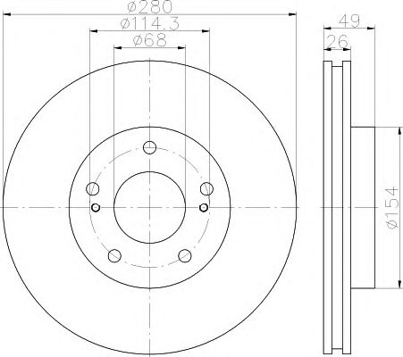 Disc frana