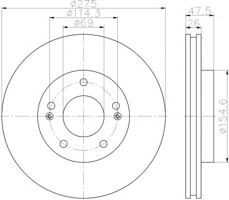 Disc frana