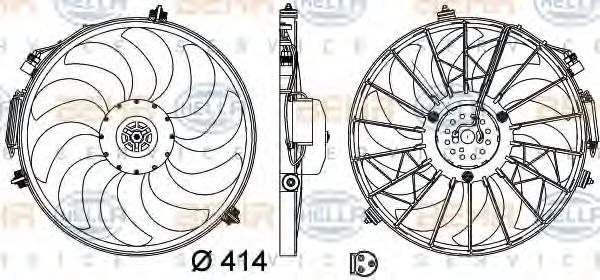 Ventilator, radiator