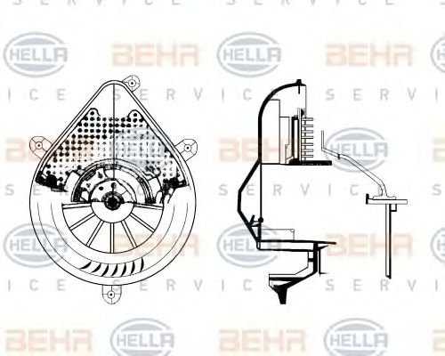 Ventilator, habitaclu