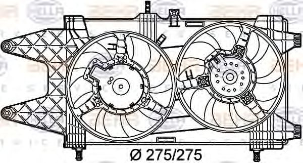 Ventilator, radiator