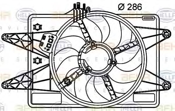 Ventilator, radiator