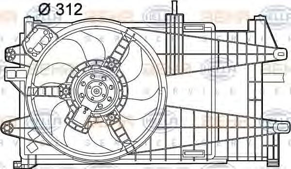 Ventilator, radiator