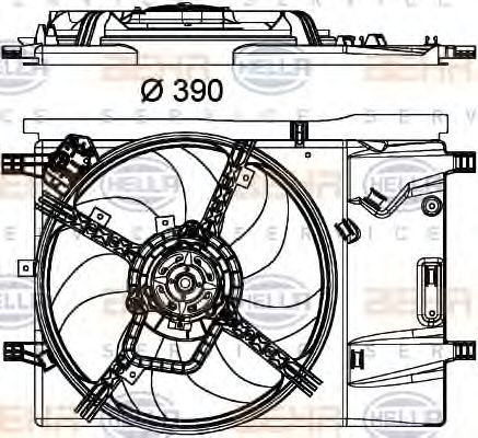 Ventilator, radiator