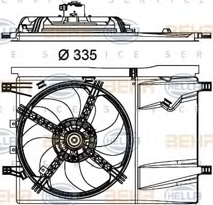 Ventilator, radiator