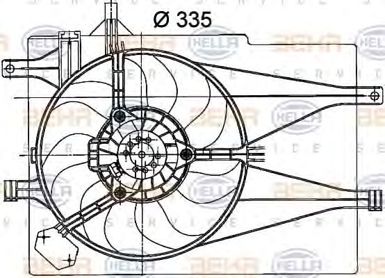 Ventilator, radiator