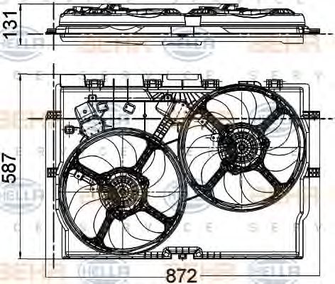 Ventilator, radiator