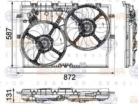 Ventilator, radiator