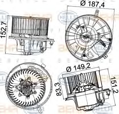 Ventilator, habitaclu