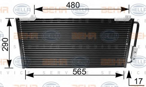 Condensator, climatizare ROVER 200/25/400/45