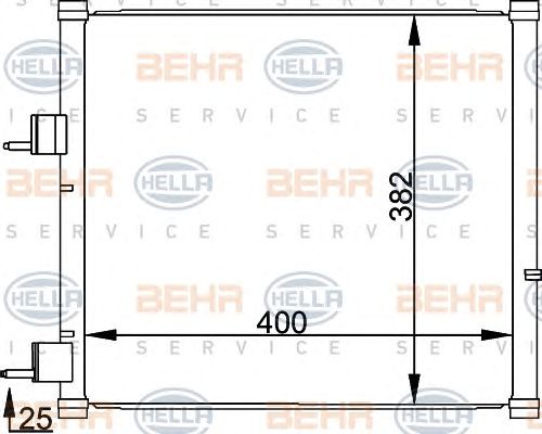 Condensator, climatizare FORD KA 96-