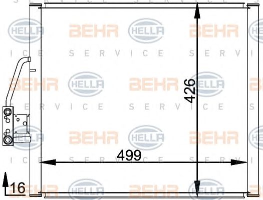 Condensator, climatizare BMW E39 520-540I