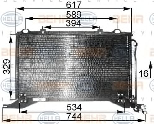 Condensator, climatizare MERCEDES-BENZ W210 E200/220CDI