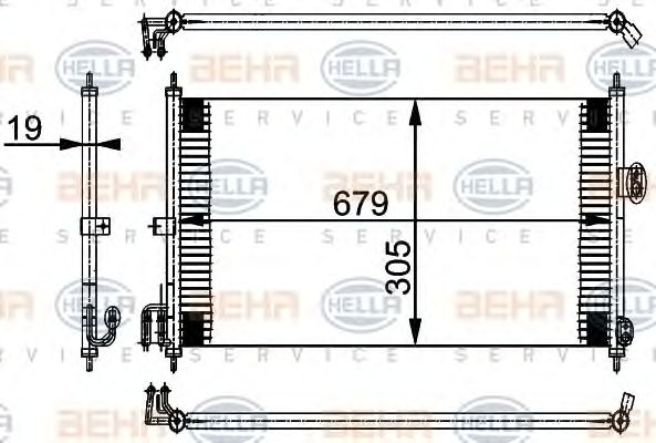 Condensator, climatizare NISSAN ALMERA N16 00-