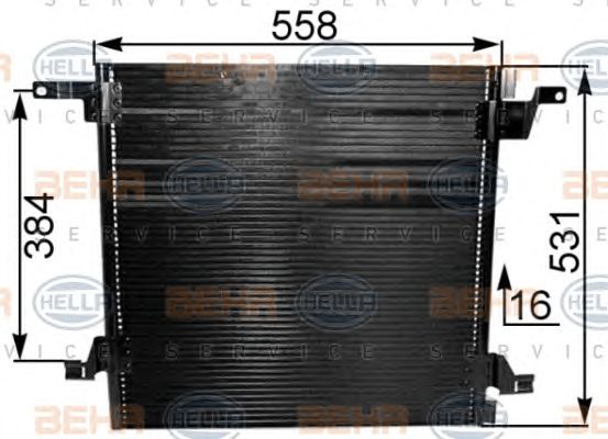 Condensator, climatizare MERCEDES-BENZ W163