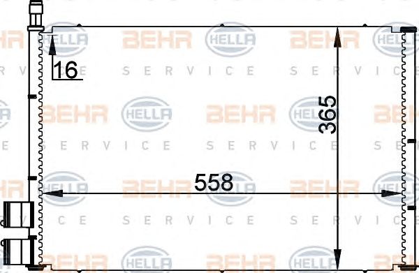 Condensator, climatizare FORD FIESTA V/FUSION