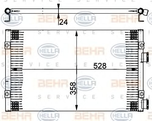 Condensator, climatizare CHRYSLER PT CRUISER 02-