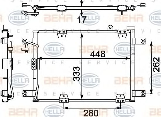 Condensator, climatizare SUZUKI GRAND VITARA 98-