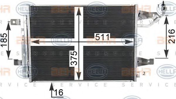 Condensator, climatizare MITSUBISHI COLT VI 04-