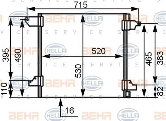 Condensator, climatizare MERCEDES-BENZ ML W163 5,5B 4,0D 00-05