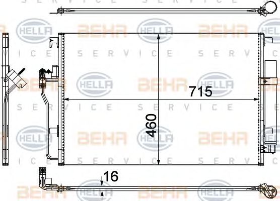 Condensator, climatizare MERCEDES-BENZ SPRINTER 06-