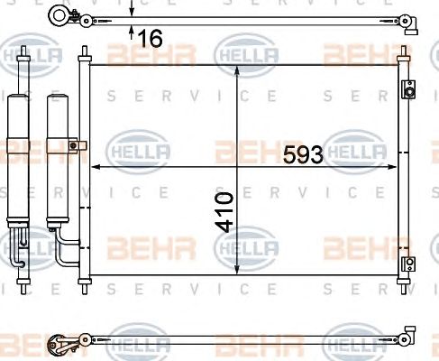 Condensator, climatizare NISSAN X-TRAIL 07-