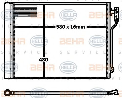 Condensator, climatizare BMW 5 10-