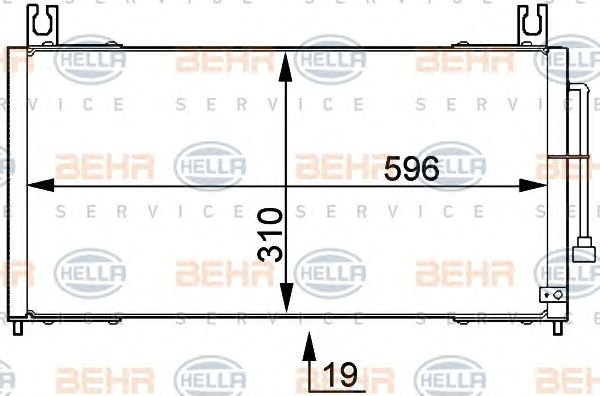 Condensator, climatizare MAZDA 323 94-98