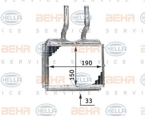 Schimbator caldura, incalzire habitaclu OPEL CORSA B