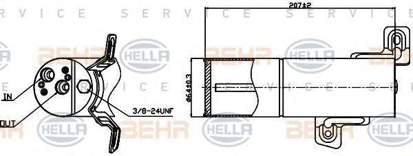 uscator,aer conditionat MERCEDES-BENZ W221 S-CLASSE 05-