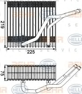 evaporator,aer conditionat VW A3/TT/G4/OCTAVIA