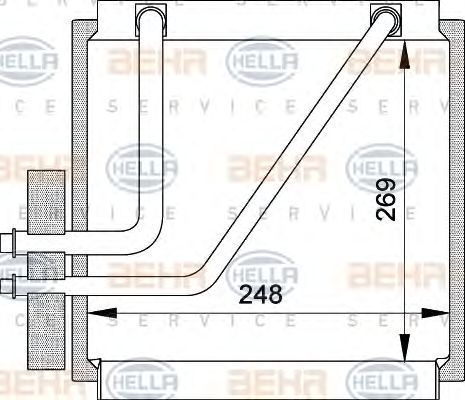 evaporator,aer conditionat VW SHARAN/GALAXY 96-