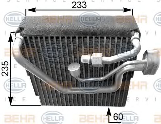 evaporator,aer conditionat VOLVO S40/V40 95-