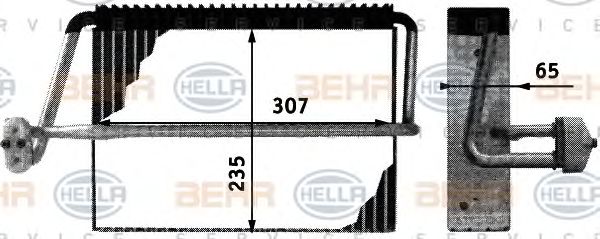 evaporator,aer conditionat MERCEDES-BENZ W210 95-02