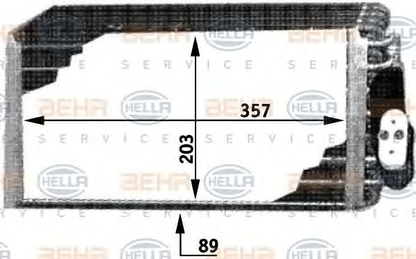 evaporator,aer conditionat MERCEDES-BENZ W140/C140 91-99