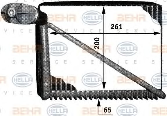 evaporator,aer conditionat VW A4/PASSAT 95-05