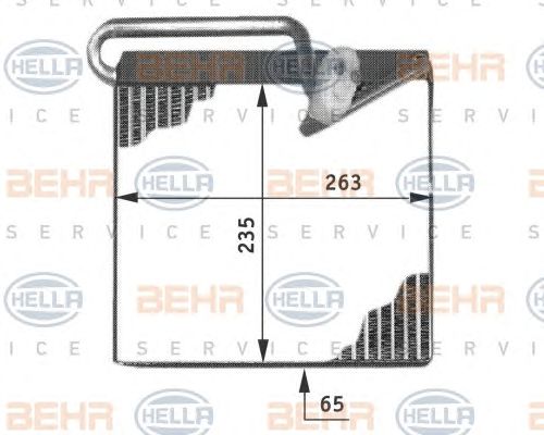 evaporator,aer conditionat OPEL ASTRA G/ZAFIRA -05