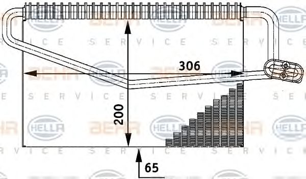 evaporator,aer conditionat MERCEDES-BENZ W203/C209 00-