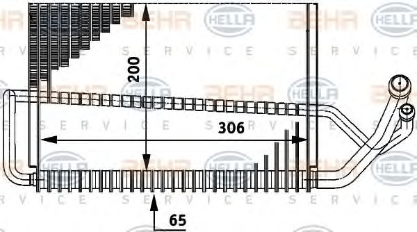 evaporator,aer conditionat MERCEDES-BENZ W211/S211 02-