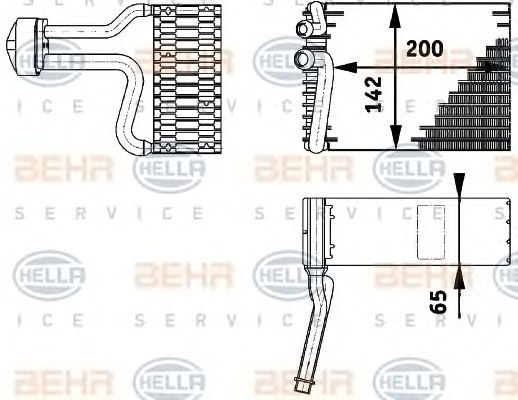 evaporator,aer conditionat MERCEDES-BENZ VITO/VIANO 2,2/3,2