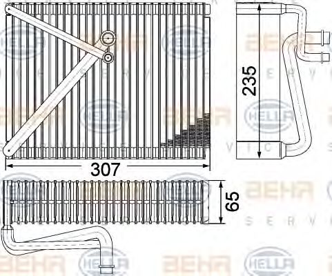 evaporator,aer conditionat VOLVO S60/S80/XC90 98-14