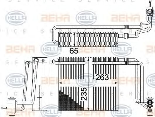 evaporator,aer conditionat MERCEDES-BENZ VITO/MIXTO 10-