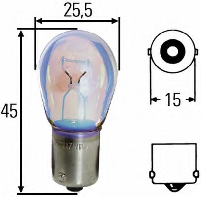 Bec, semnalizator 12V/21W P21W