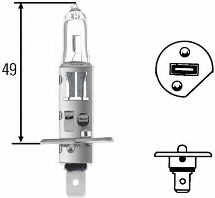 Bec H1 24V/70W P14,5S HEAVY DUTY 