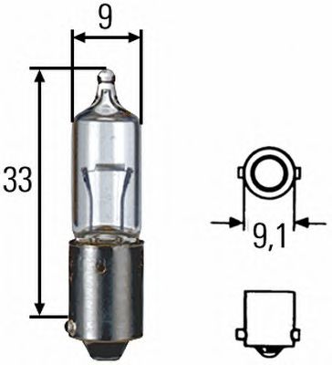 Bec HELLA 12V H10W