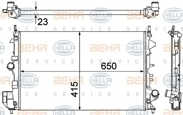 Radiator, racire motor