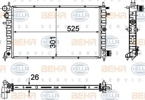 Radiator, racire motor