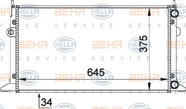 Radiator, racire motor VW SHARAN/GALAXY