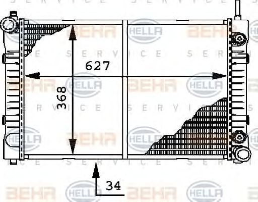 Radiator, racire motor MERCEDES-BENZ