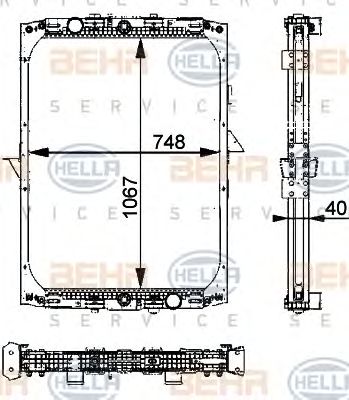 Radiator, racire motor